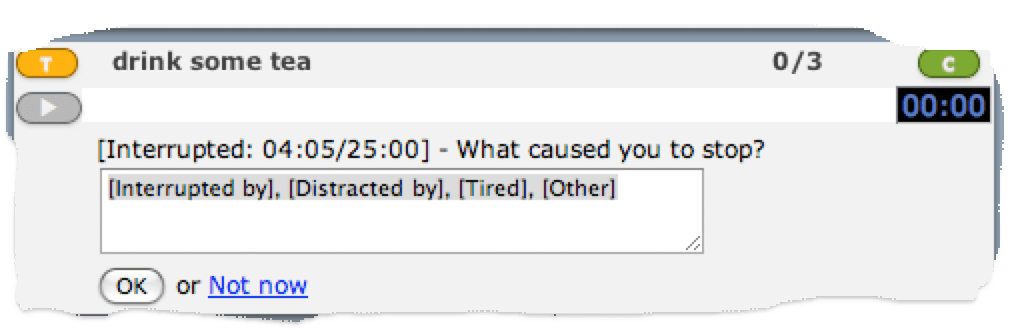 Task stopped